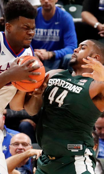 Kansas fends off No. 10 Michigan State 92-87